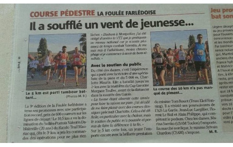 LA FARLÈDOISE - RÉSULTATS 