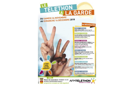 TÉLÉTHON 2018 À LA GARDE
