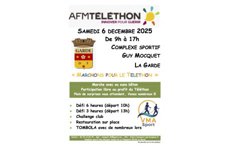 AFFICHE &amp; FLYER TÉLÉTHON 2025